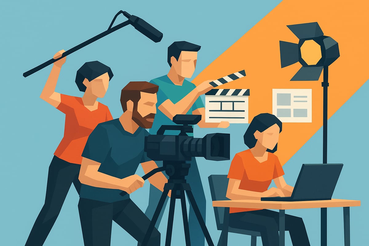 Les étapes clés pour réussir sa vidéo professionnelle