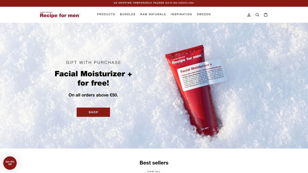 7 Bästa Veganskt Hudvårdsset Män För Fräschare Hy 2026 - Recipe For Men Advanced Skincare Kit