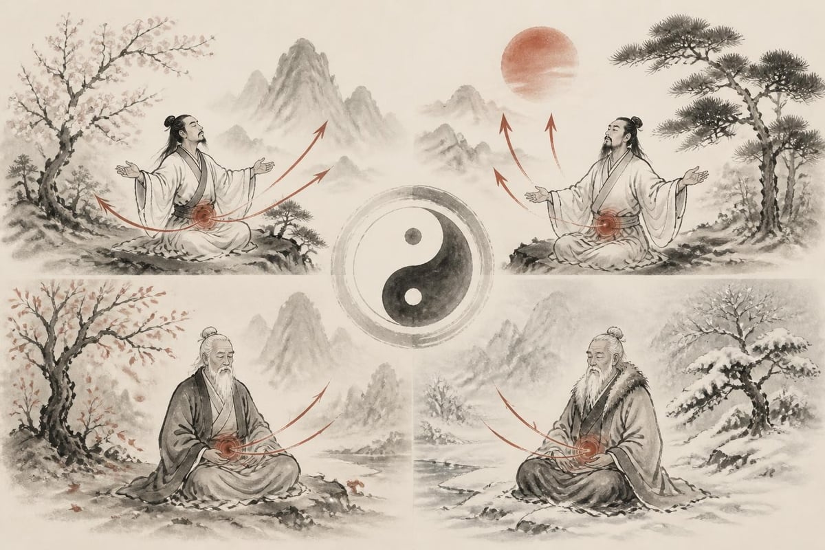 Seasonal qi breathing