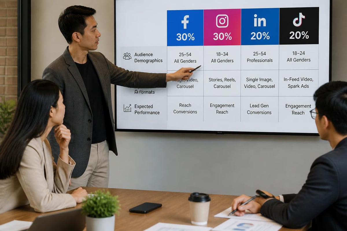 Winning Social Media Ad Campaigns That Drive Results 1 Social media platform comparison matrix