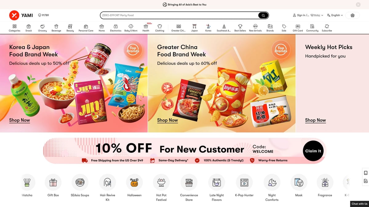 9 Essential Asian Super Market Online Picks for 2025 - Yamibuy