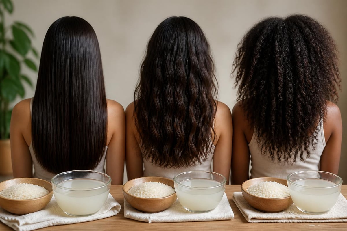 Hair porosity and rice water effectiveness