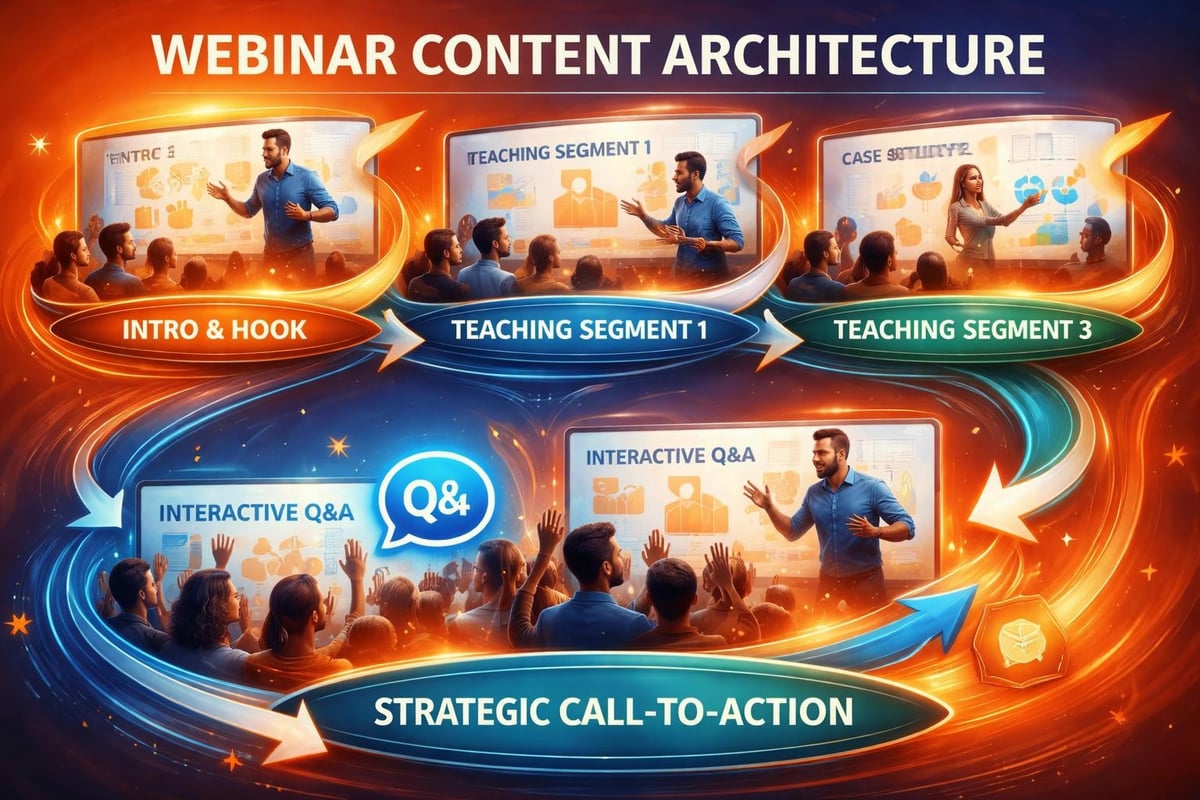 Webinar content structure