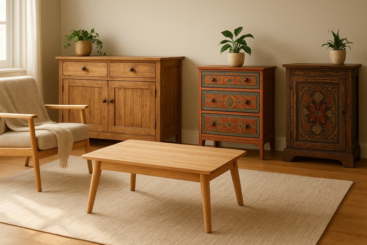 Style Inspirations: Creative Wood Furniture Decoration Ideas