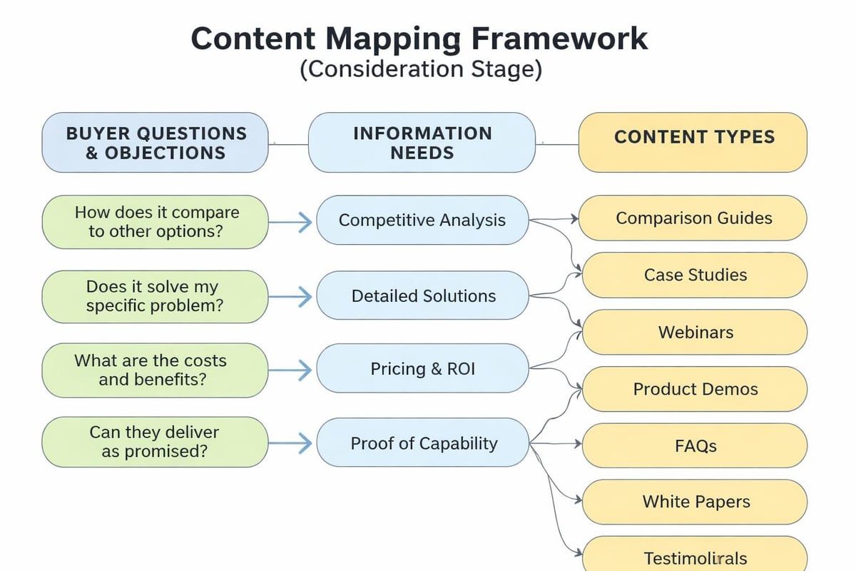 Content mapping strategy