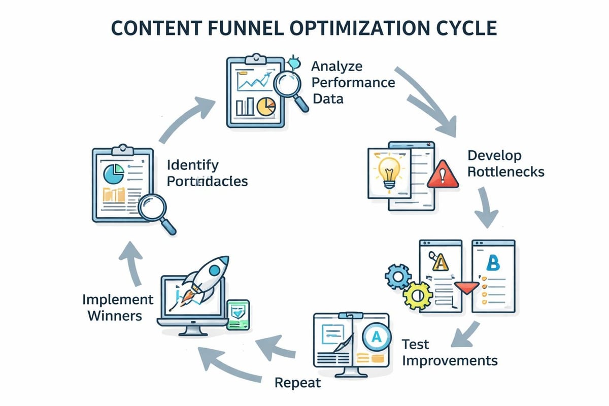 Funnel optimization cycle