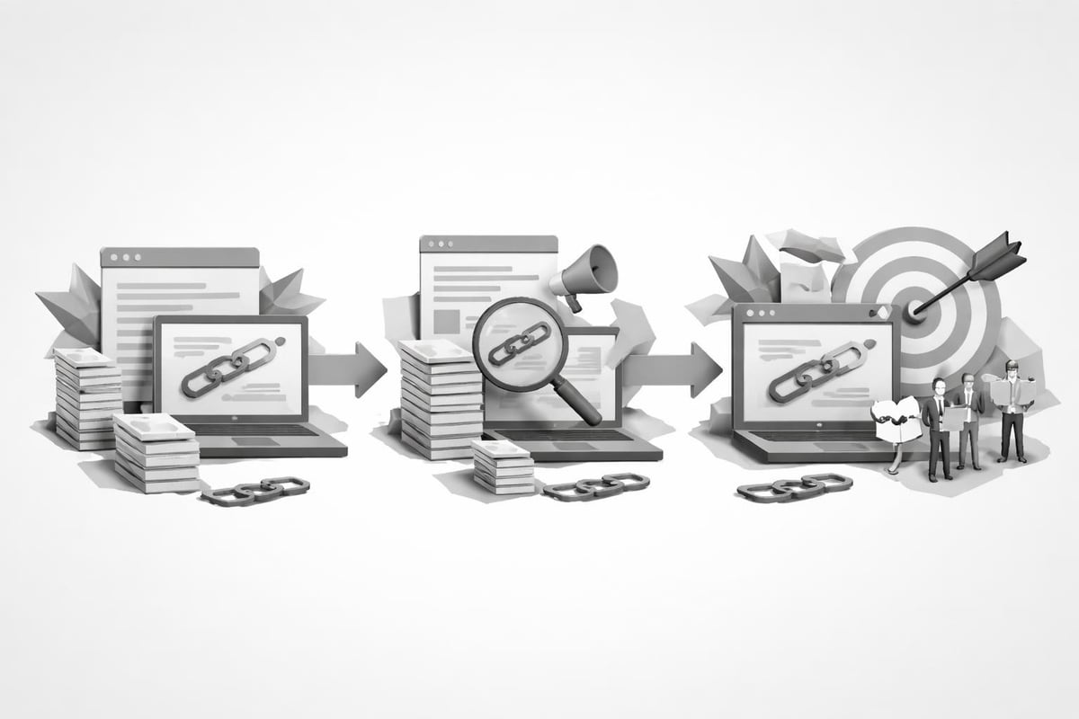 Link building strategy evolution