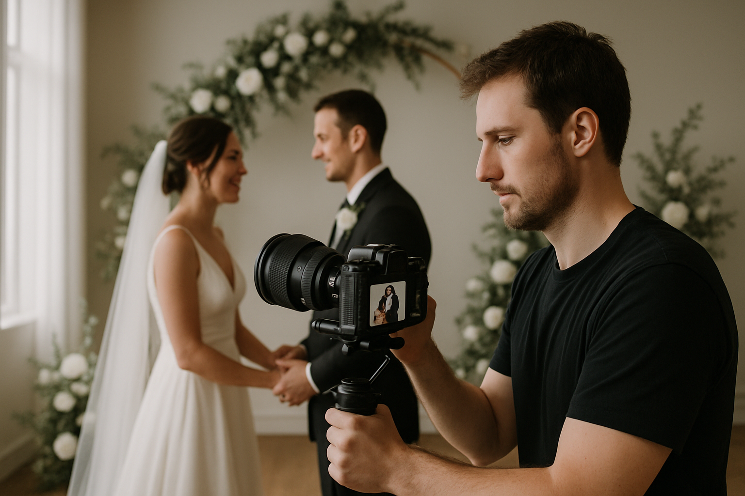 Průběh natáčení svatebního dne: krok za krokem