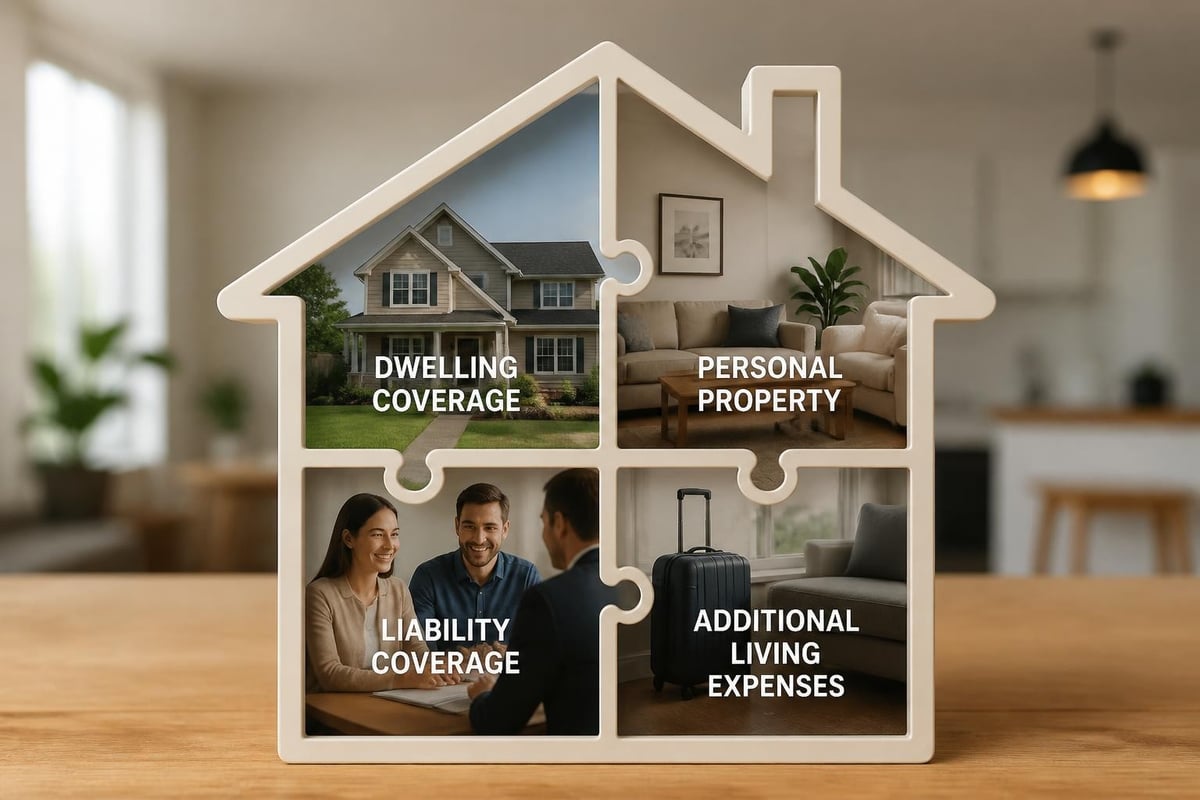 Property insurance coverage layers