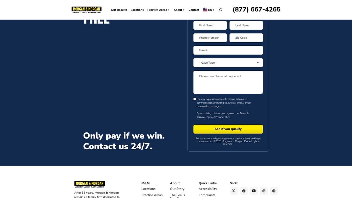 7 Essential Automobile Accident Attorneys Near Me in 2026 - Morgan & Morgan – Nationwide