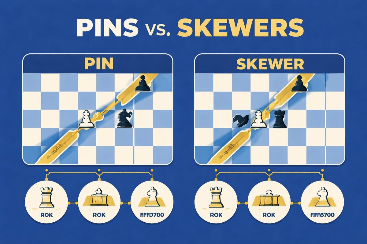 Pin and skewer tactics