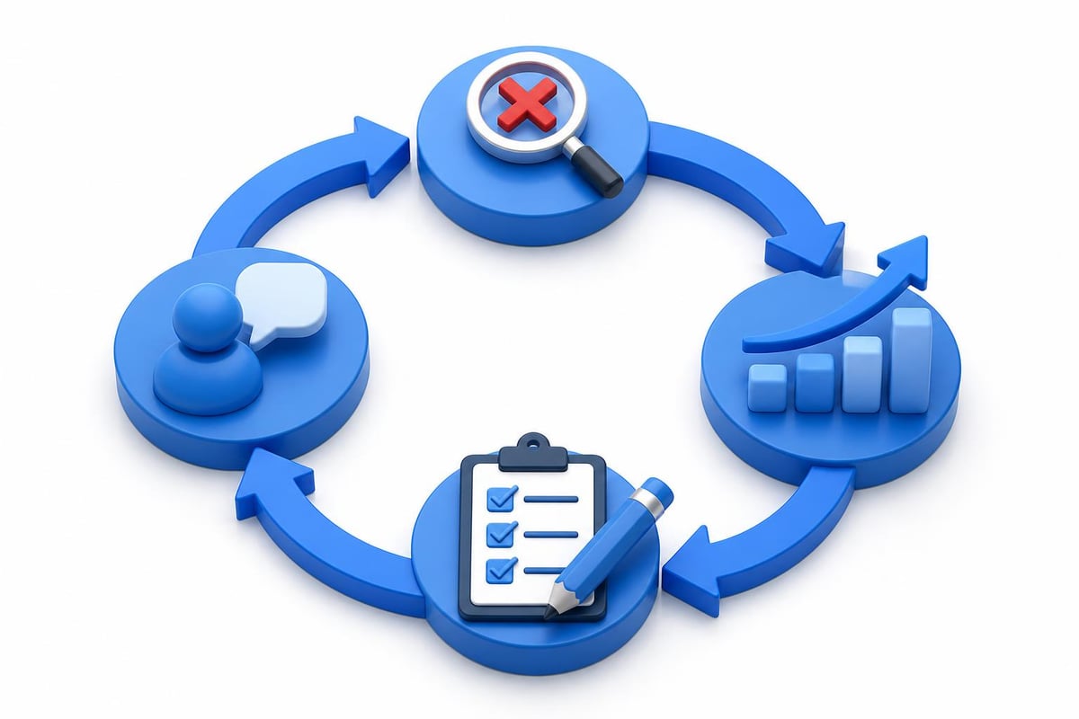 Job search improvement cycle
