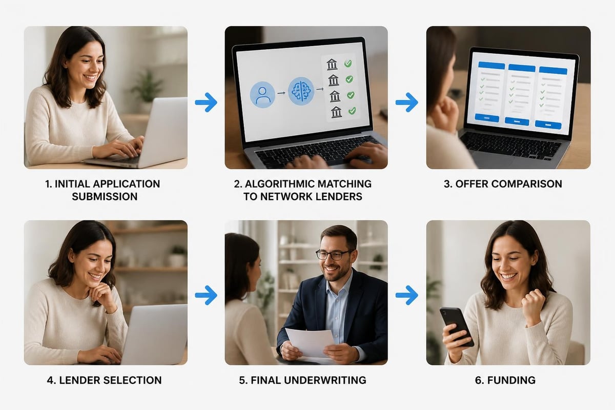 Lendio loan application workflow