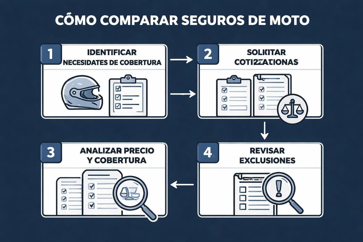 Proceso de evaluaci&oacute;n de seguros de moto