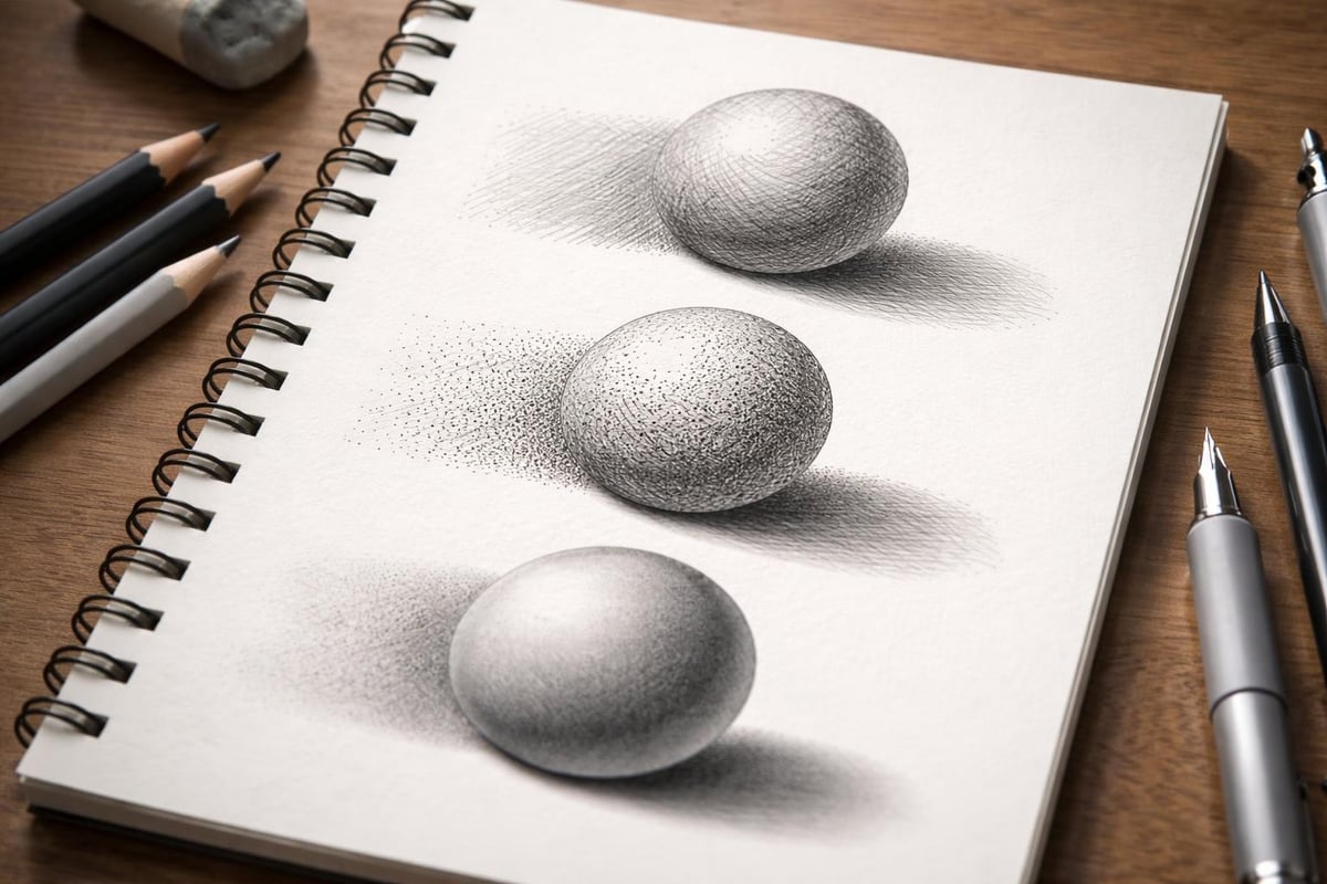 Drawing techniques comparison