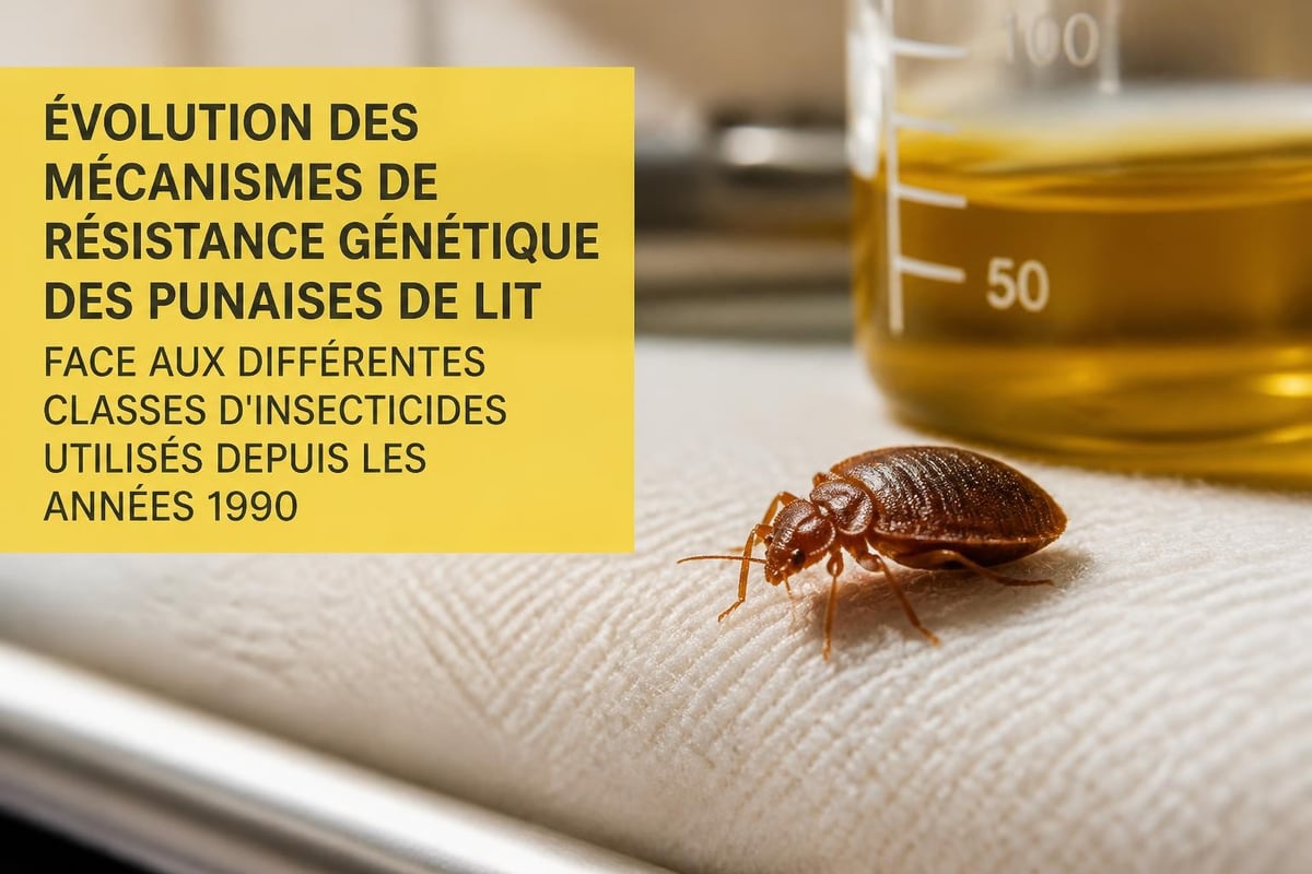Mécanismes de résistance des punaises aux insecticides
