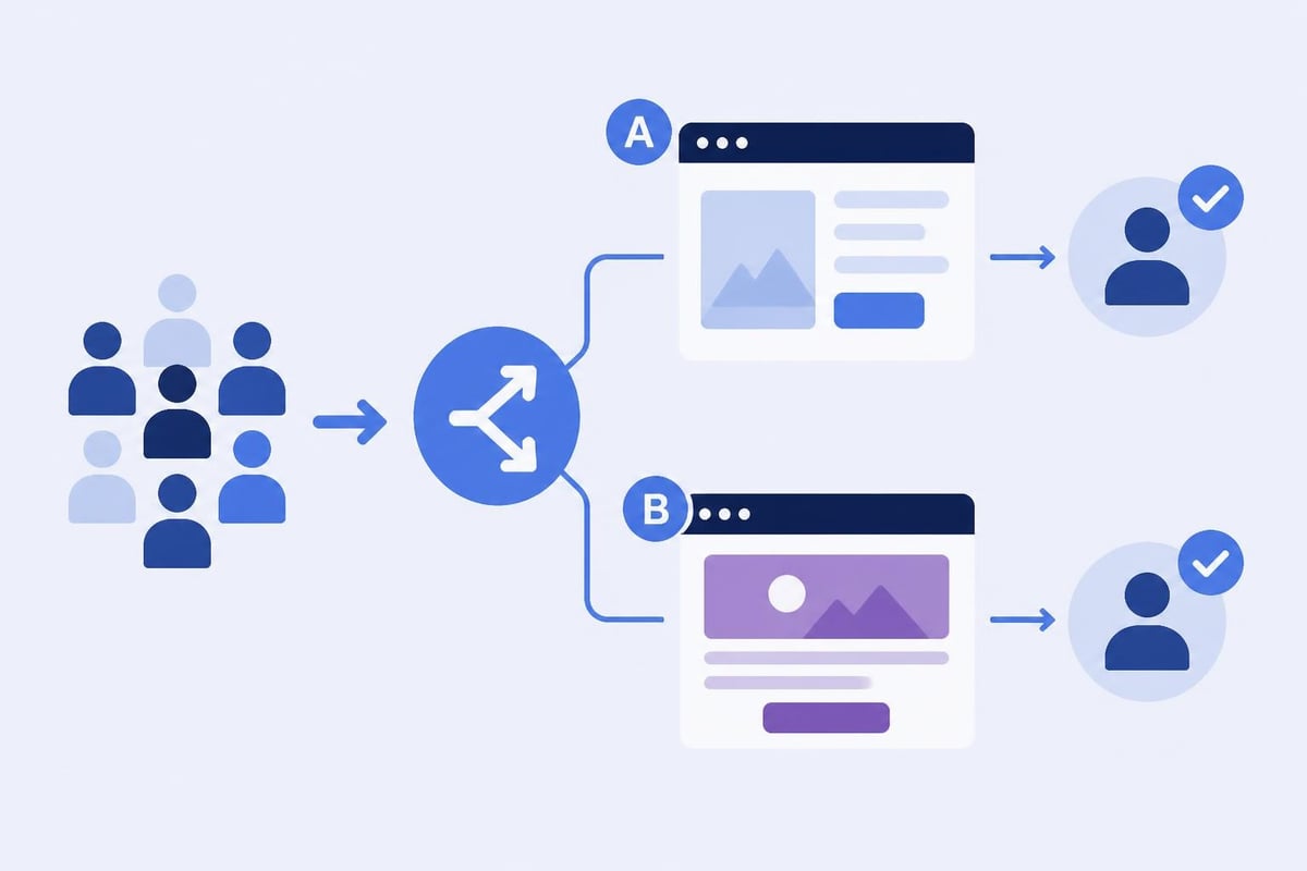 AB marketing test structure