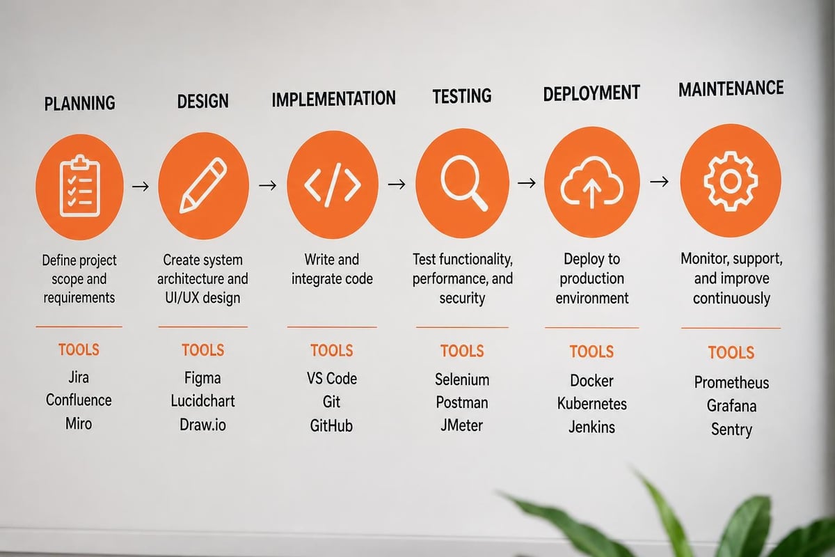 Development Company Software: Tools & Best Practices Software development lifecycle phases