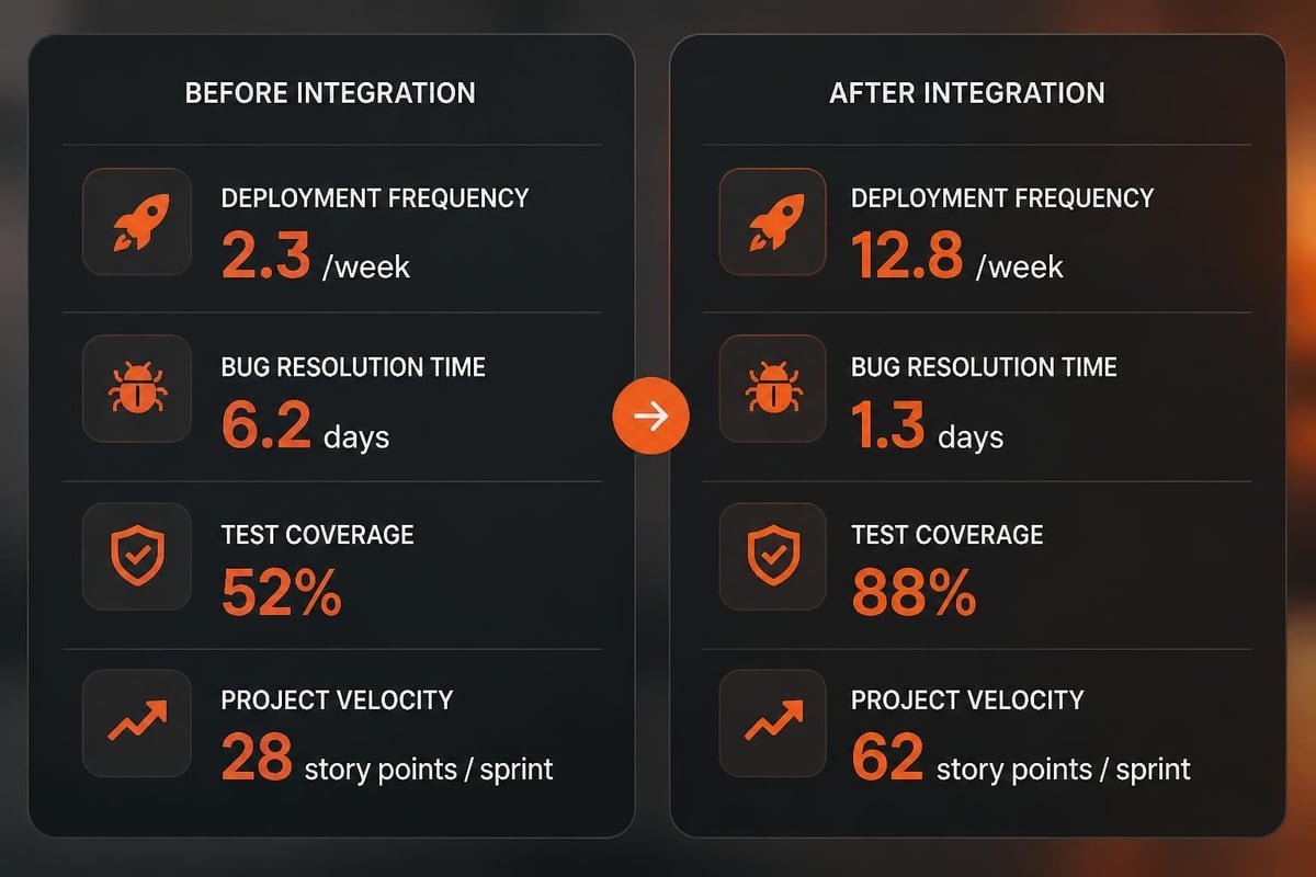 Development Company Software: Tools & Best Practices Development metrics comparison