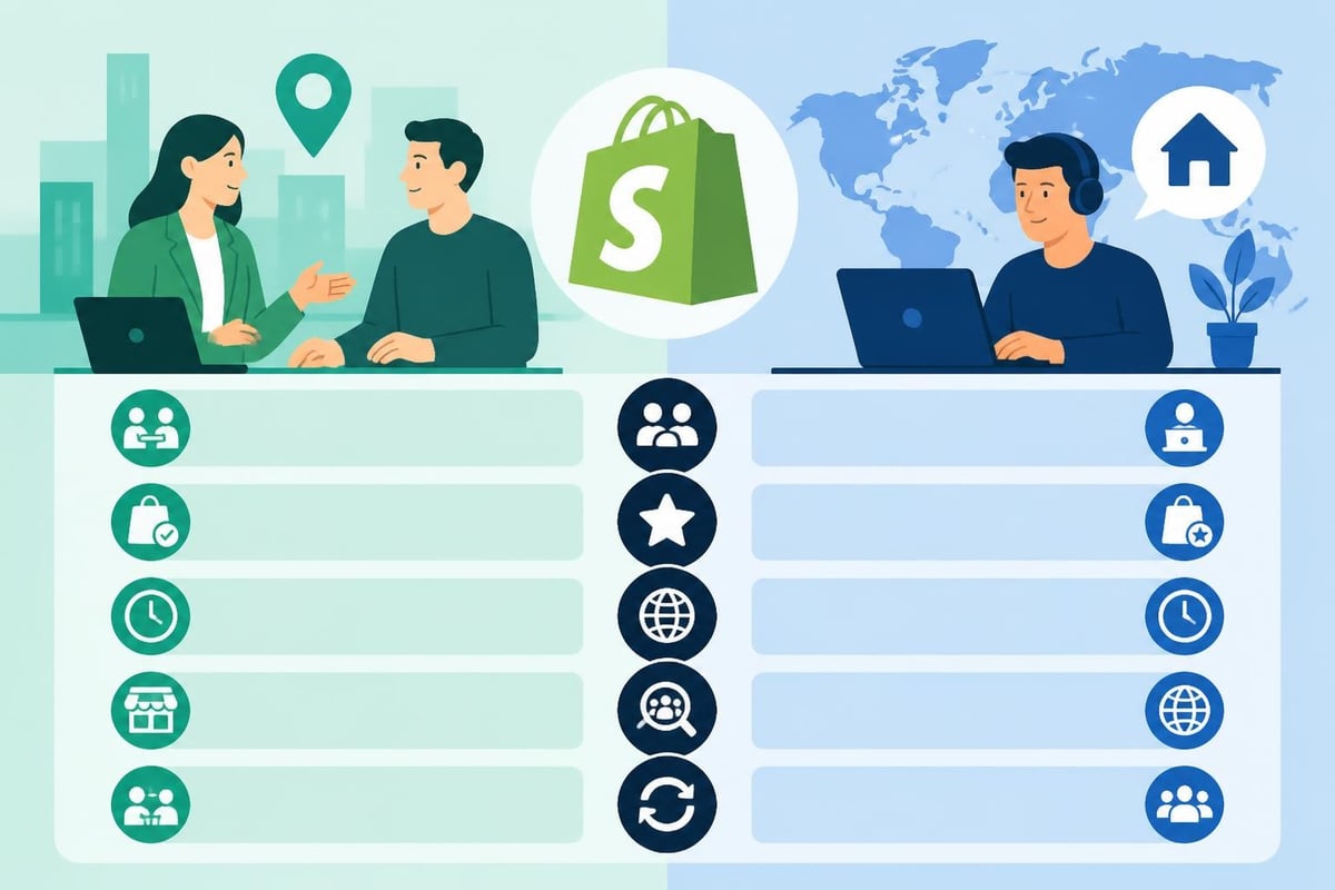 Local vs remote agency comparison