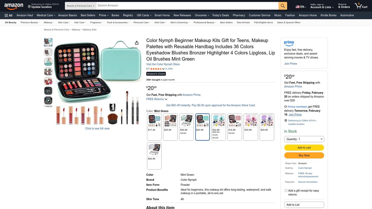 Top 8 Best Makeup Set Picks for Glowing Looks in 2026 - Color Nymph Beginner Makeup Kit