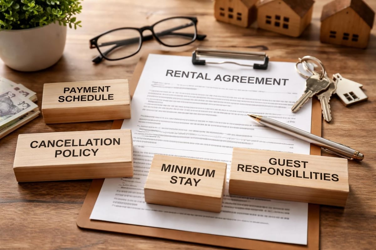 Rental agreement components