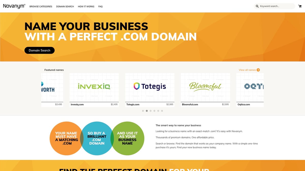 10 Creative Good Names For Online Business Ideas in 2025 - Novanym