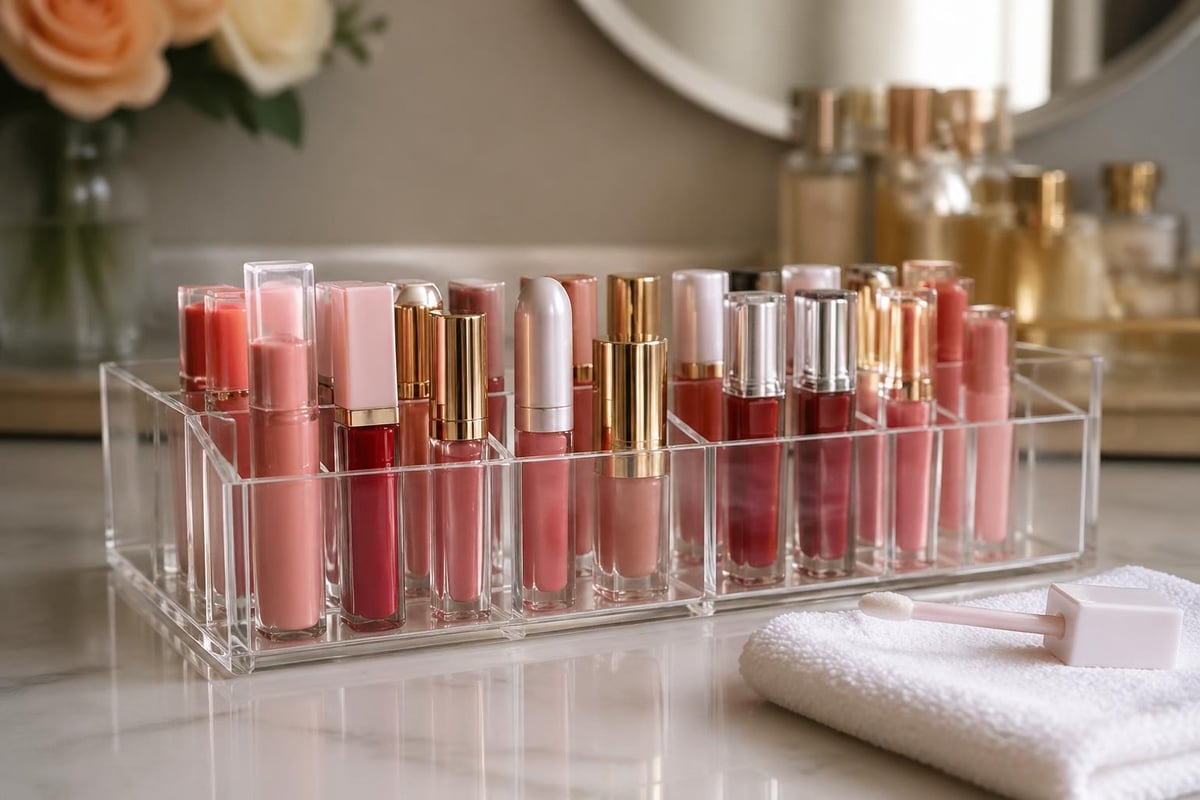Lip care routine organization