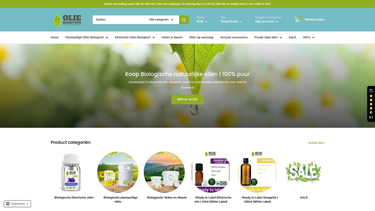Etherische Olie Guide 2026: Alles Over Natuurlijke Geuren - Oliemeesters: Biologische Etherische Oliën voor Professionals en Consumenten