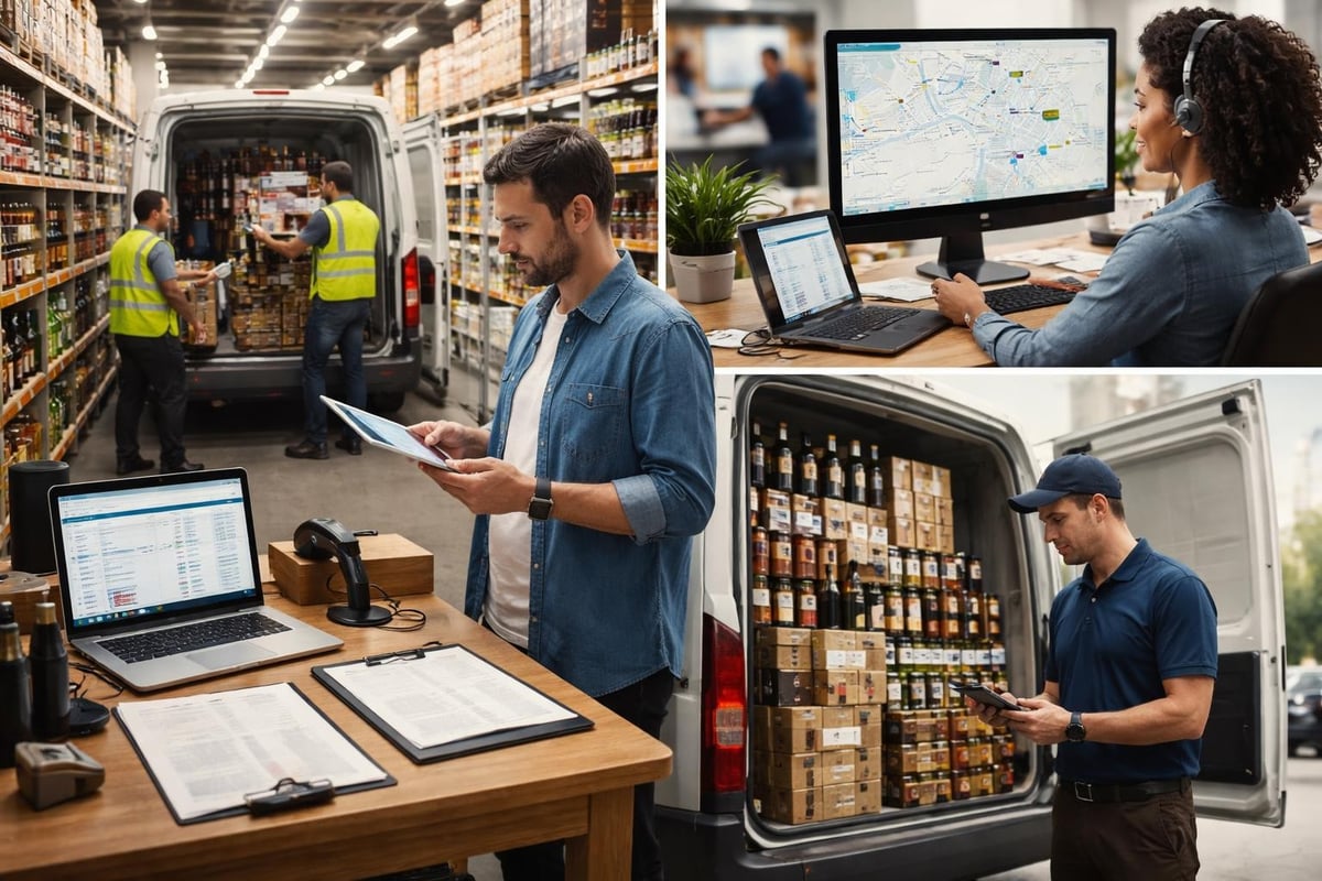 Bottle store delivery logistics