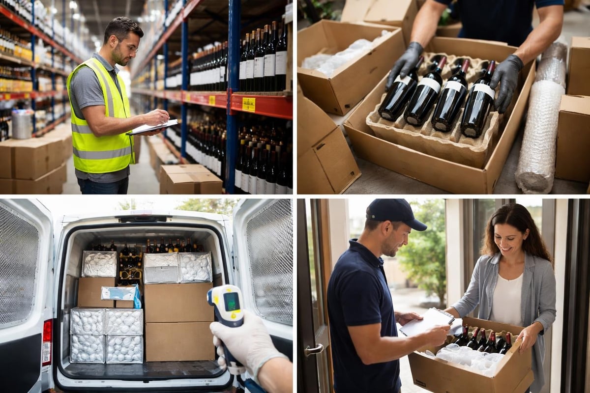 Bottle delivery quality assurance