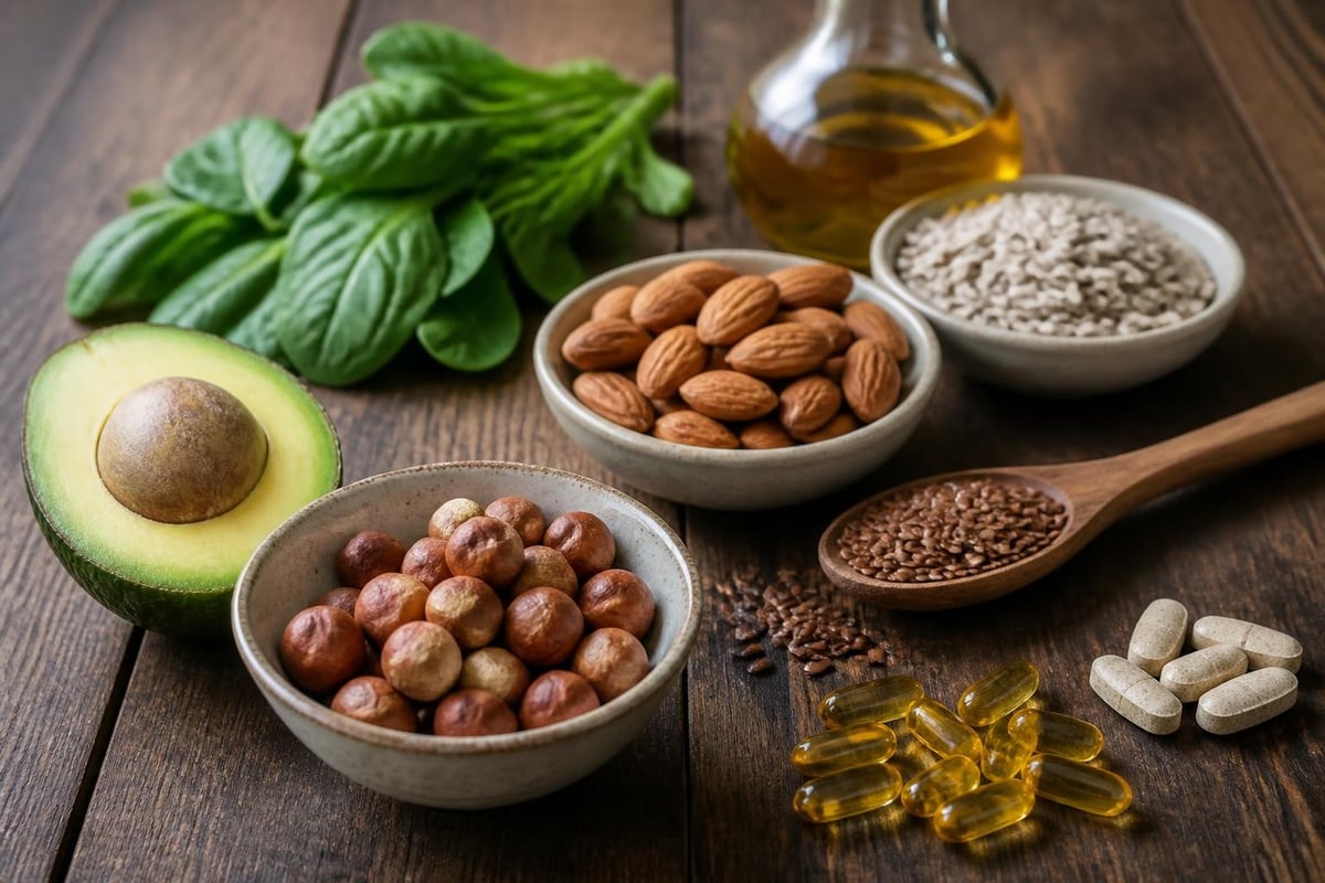 Natural vitamin E sources