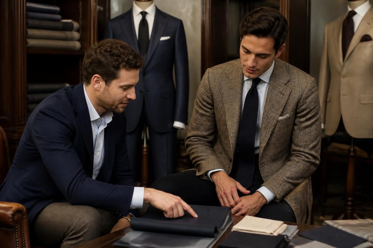 Bespoke tailoring consultation