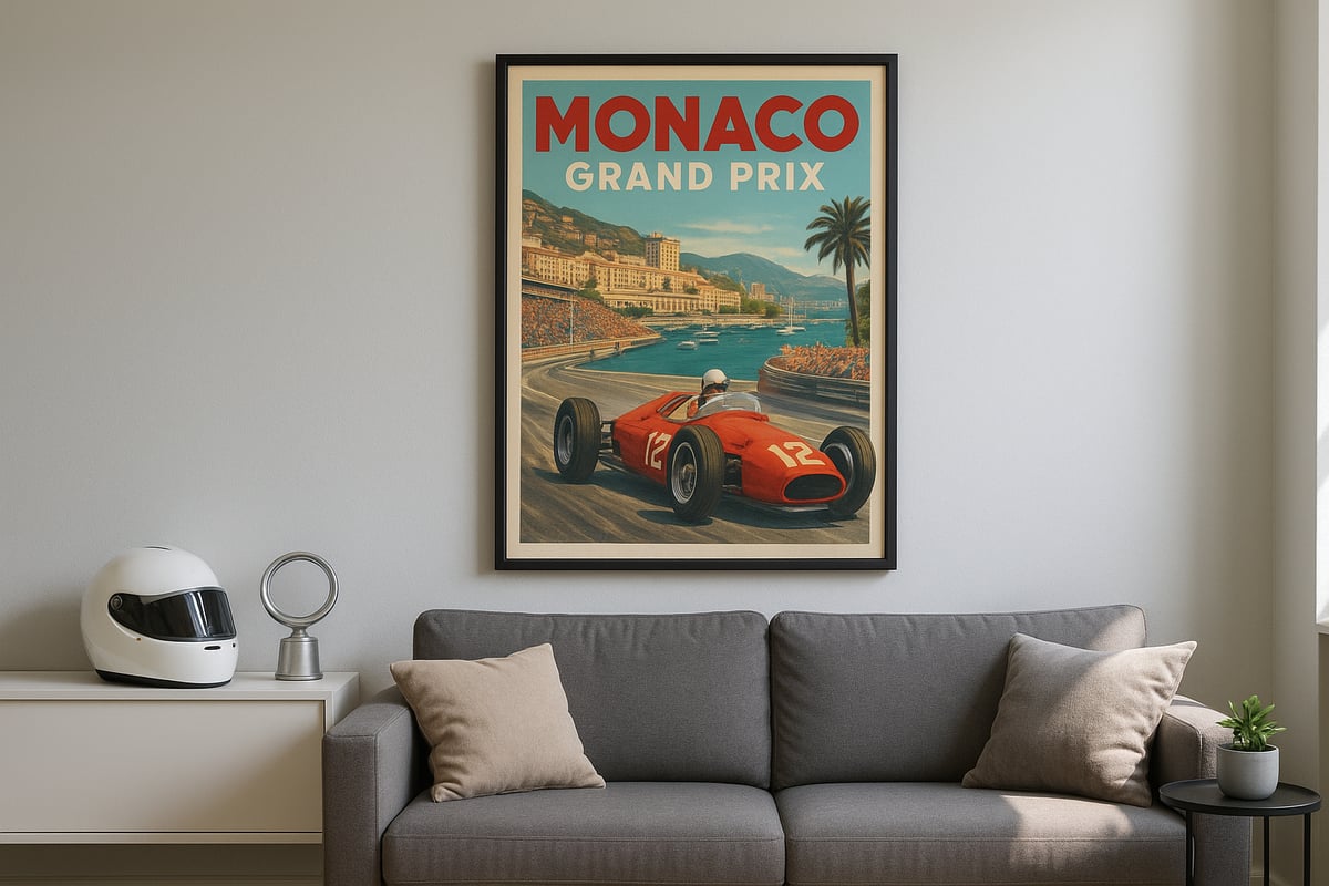 Key Factors to Consider When Choosing a Monaco Grand Prix Print