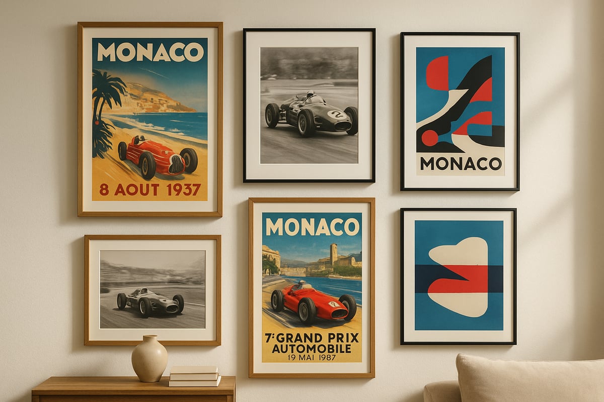 Exploring Styles and Iconic Designs of Monaco Grand Prix Prints