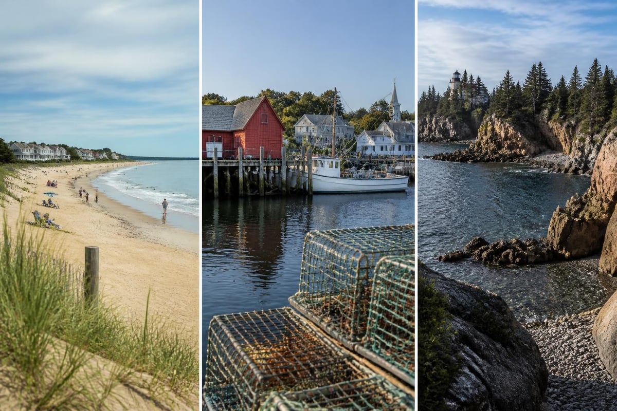 Southern Maine coastal regions