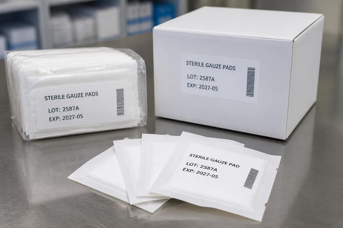 Gauze packaging options