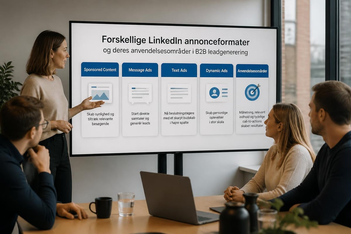 LinkedIn annonceringsformater