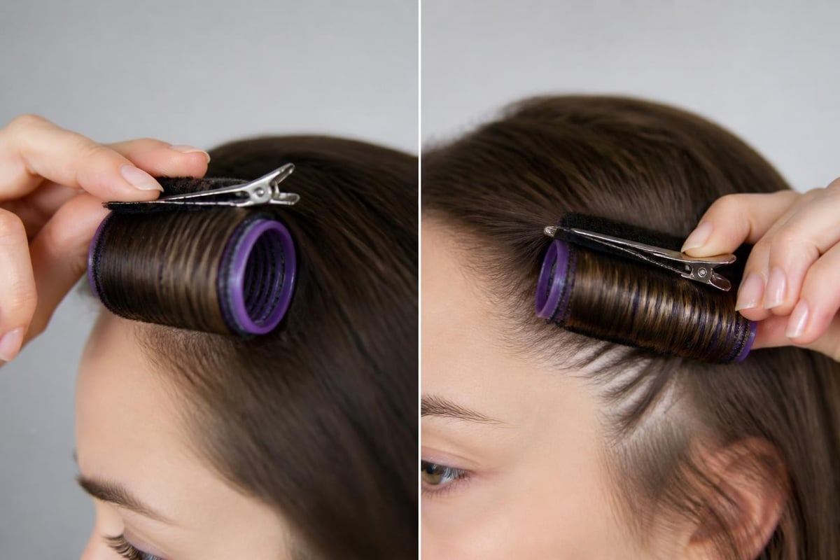 Proper velcro roller clip placement