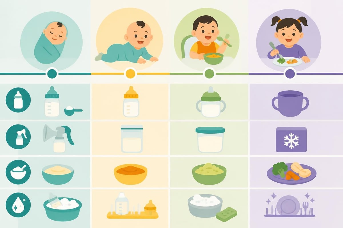 Infant feeding schedule