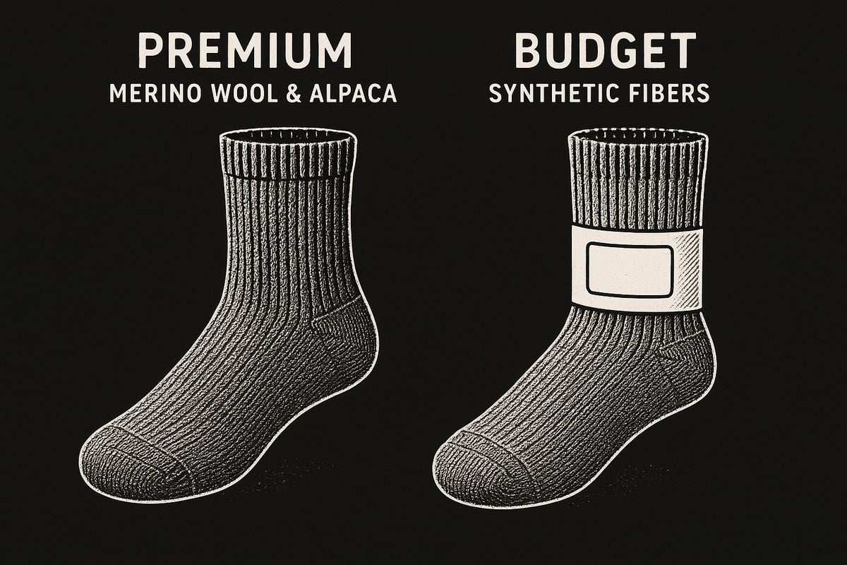 Comparing Expensive Socks to Budget Socks: A Side-by-Side Analysis