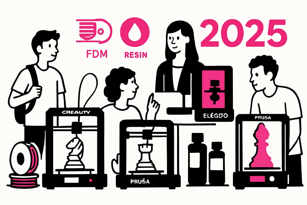 Perspetivas atuais para impressoras 3D em 2025
