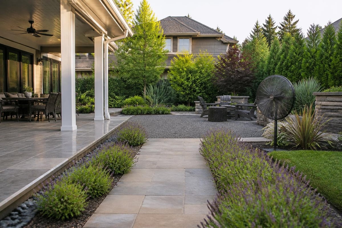 Integrated yard mosquito management zones