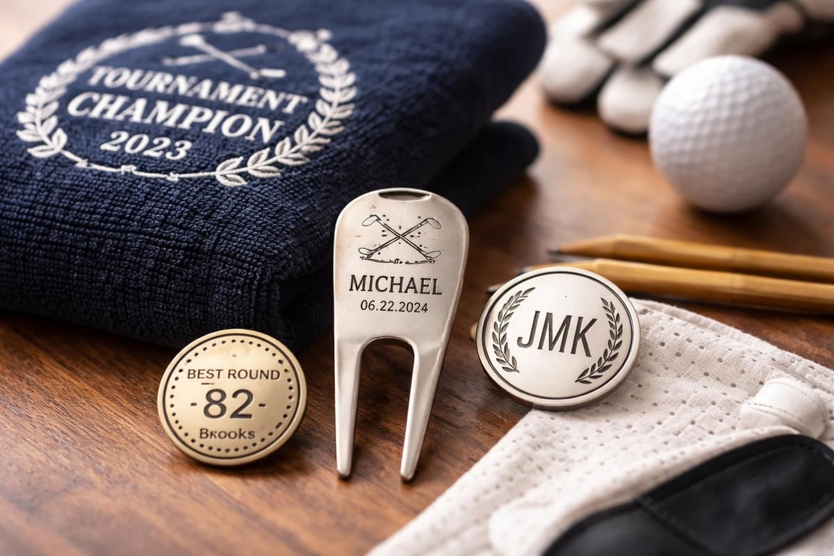 Golf accessory personalization details