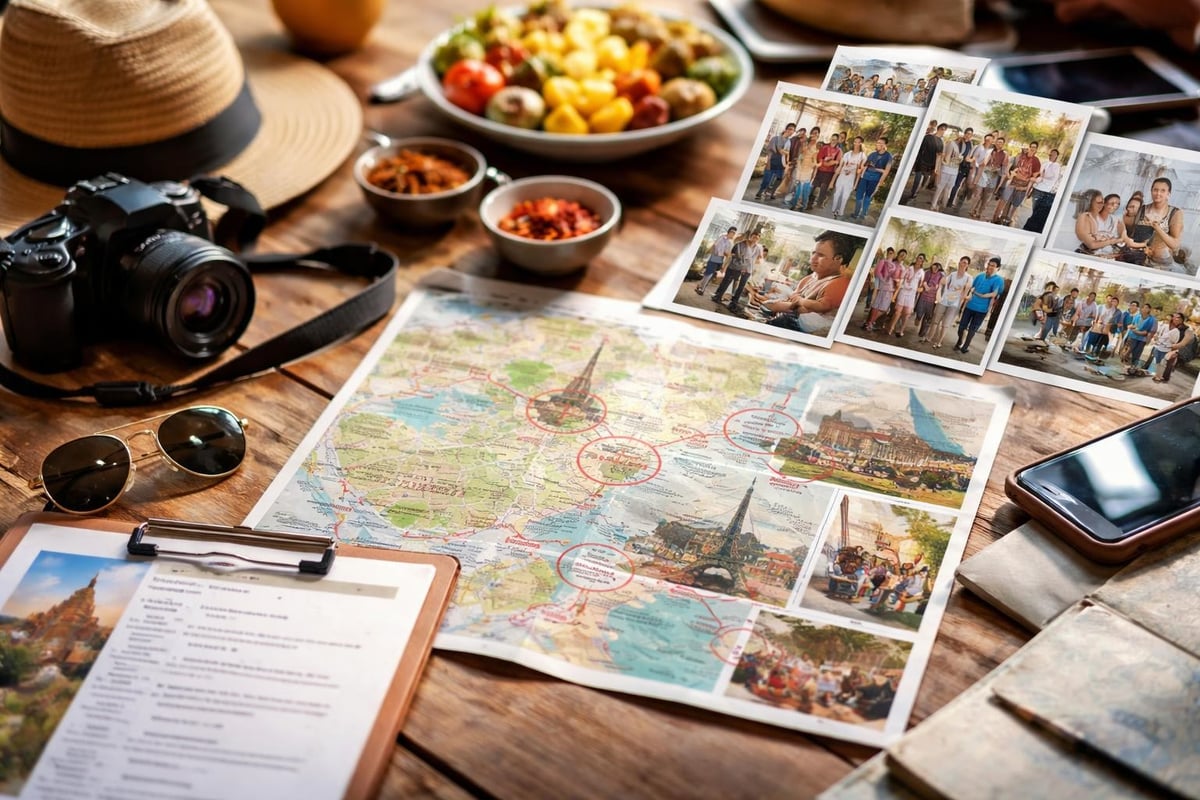 Tour itinerary components