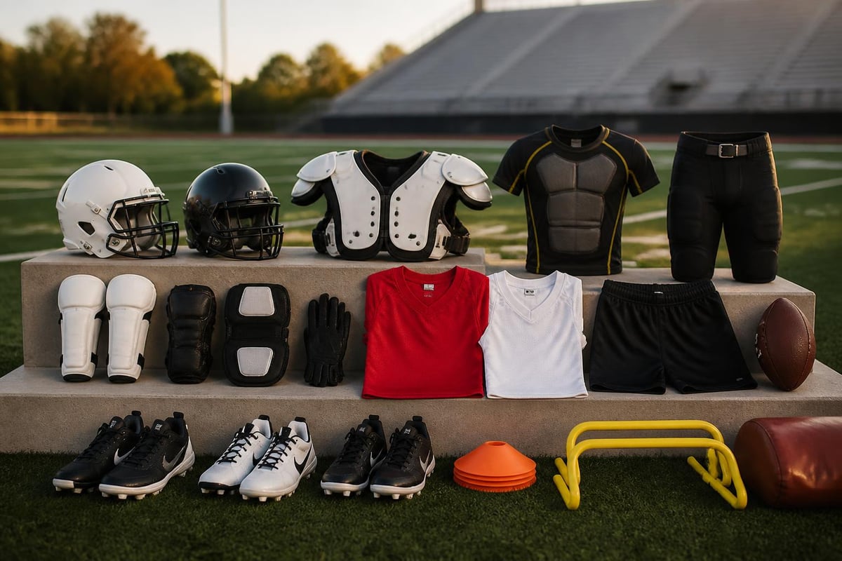 Football equipment categories