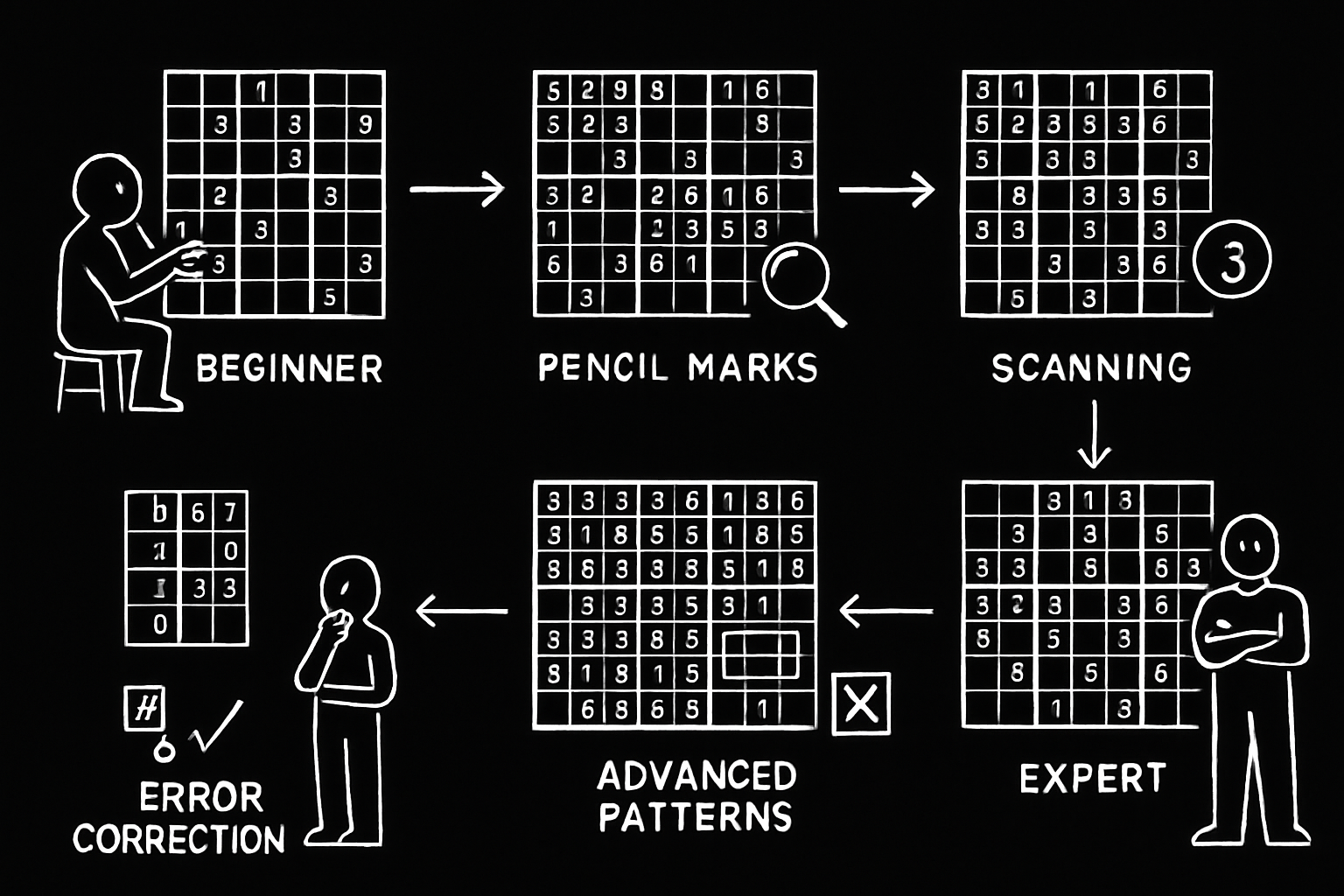 Step-by-Step Guide: How to Progress from Beginner to Sudoku Expert