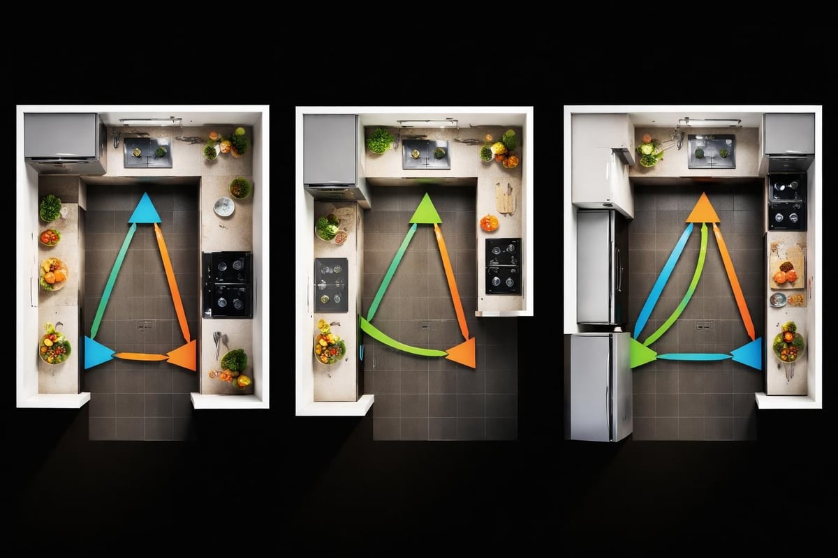 Kitchen layout planning