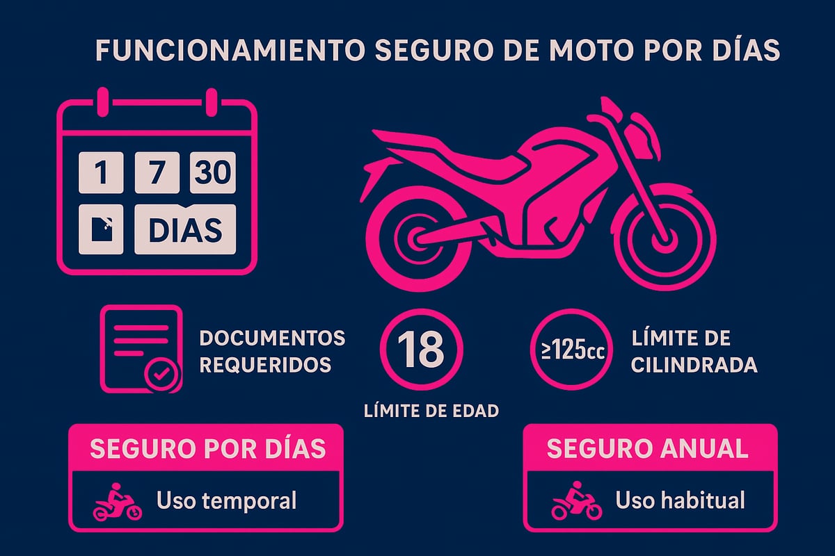 Seguro De Moto Por Días: Guía Esencial Para 2026 1 ¿Qué es un seguro de moto por días?