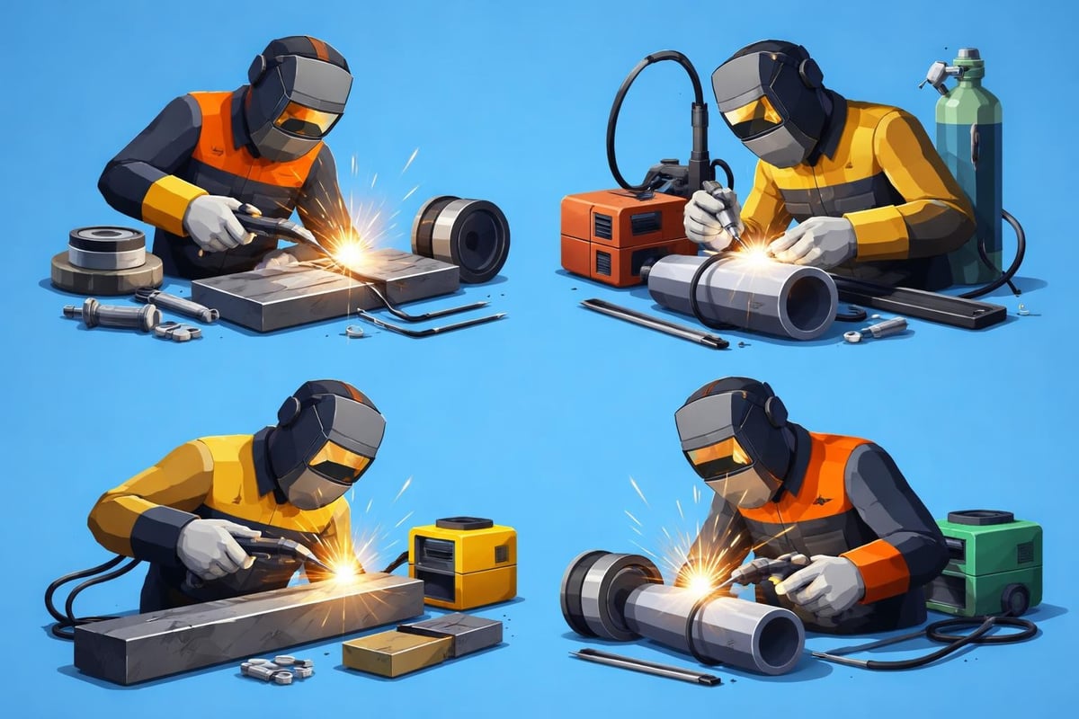 Welding processes and equipment